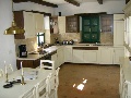 Kitchen with dining table