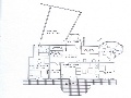 First floor layout of villa Lantoni