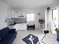 Apartment A4 Blue - Living area with kitchen