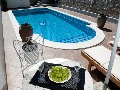 At the pool