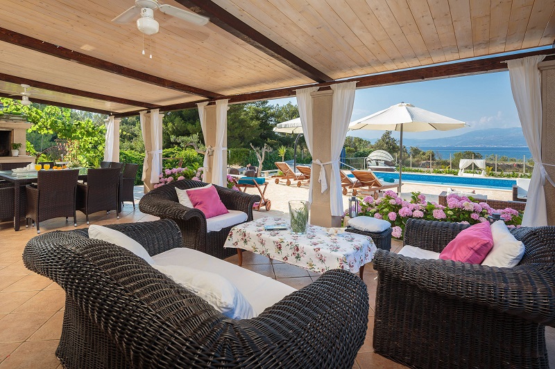 Lounge area on the terrace