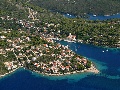 Position of the villa on the island