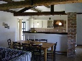 Kitchen with dining table