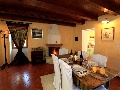 Dining room and open fire place