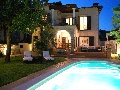 Pool at night