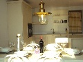 Dining room and kitchen