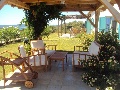 On the terrace