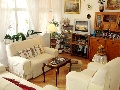 In the living room