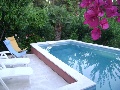 Sun lounges at the pool