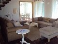 In the living room