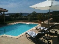 Sun lounges at the pool