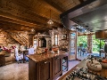 Kitchen and dining room in house 1