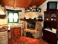 Summer kitchen with fireplace