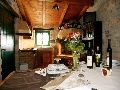 Summer kitchen with fireplace