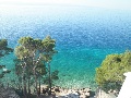 Beach in front of the apartments