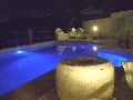 By the pool