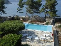 At the pool