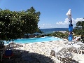 Pool with sun lounges