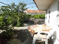 Table with chairs on the terrace