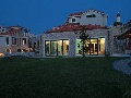 Villa Elda at night