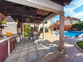 Outdoor kitchen and barbeque area