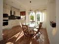 Dining room and kitchen