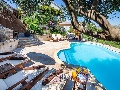 Sun lounges at the pool