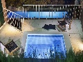 Pool at night