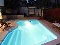 Pool at night