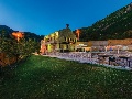 Villa Antonela at night