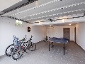 Table tennis and bikes in the villa