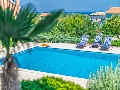 Pool and the sea view