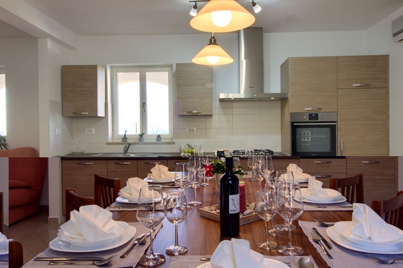 Kitchen and dining room