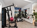 Fitnessraum in der Villa