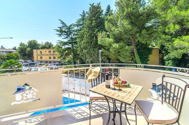 Terrace with furniture