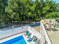 View at the swiming pool from the balcony