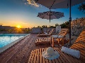 Sun lounges at the pool