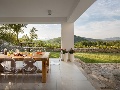 Outside dining area