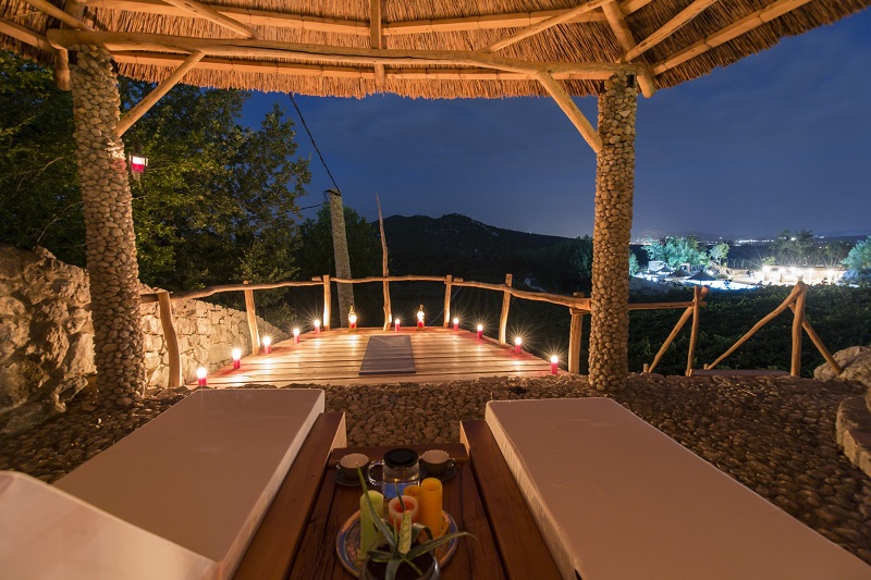 On the villa property