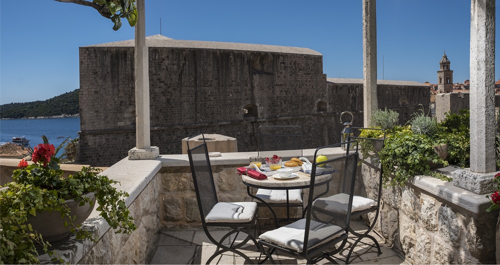 View on Dubrovnik city walls