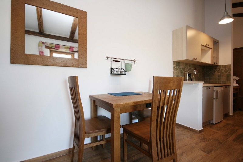 Kitchen and dining room