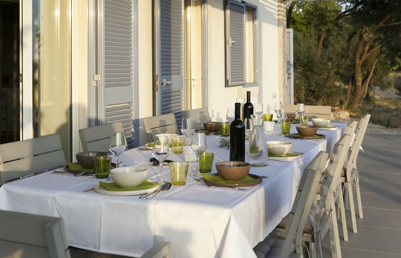 Sala da pranzo all'aperto