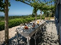 Outside dining area