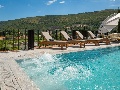 Sun lounges at the pool