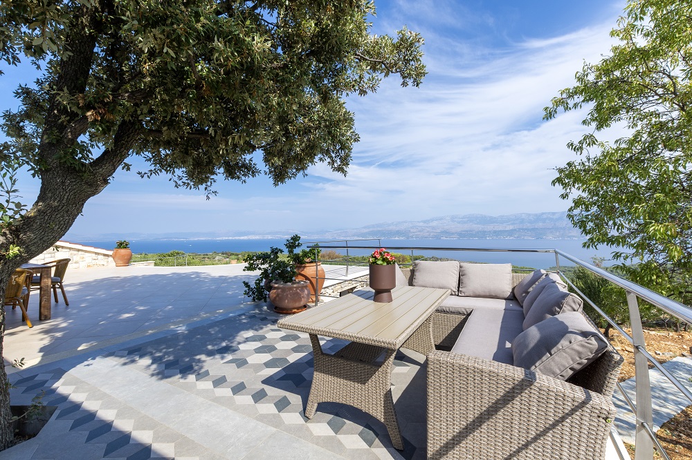 Lounge area on the terrace