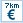 Distance from the bank
